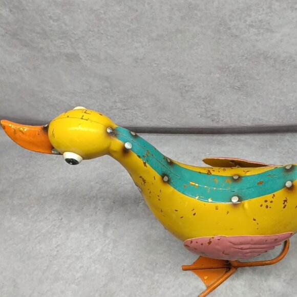 Continental Art Center CAC193054 Colorful Enamel Duck Statue - Picture 4 of 6
